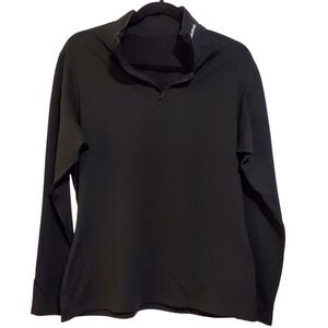 Classic Black Long Sleeve Women's Top